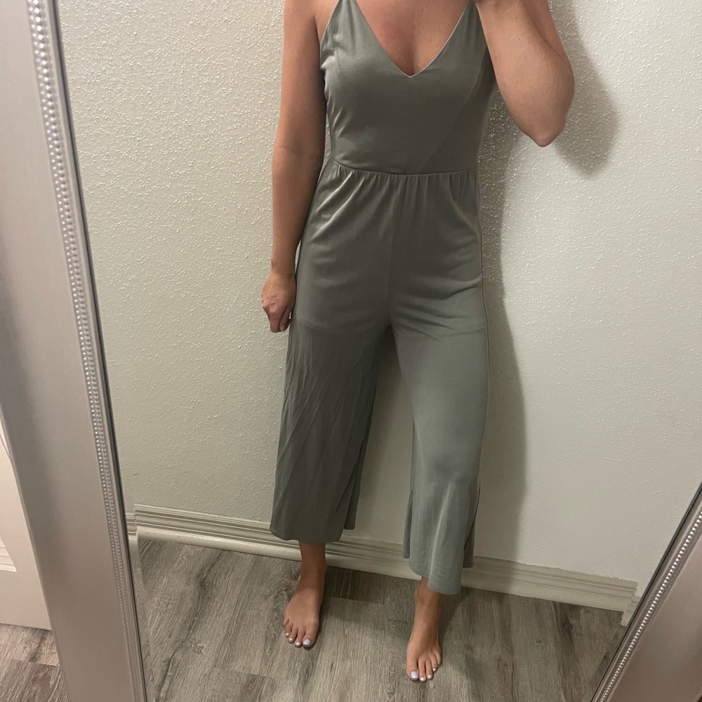 Olive Green Jumpsuit